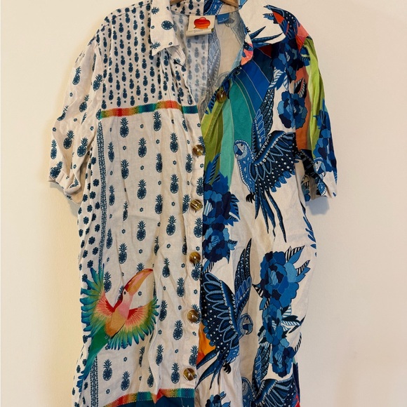 FarmRio Women's Multicolor Patterned Top - Picture 2 of 4